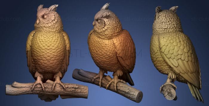 3D model owl (STL)
